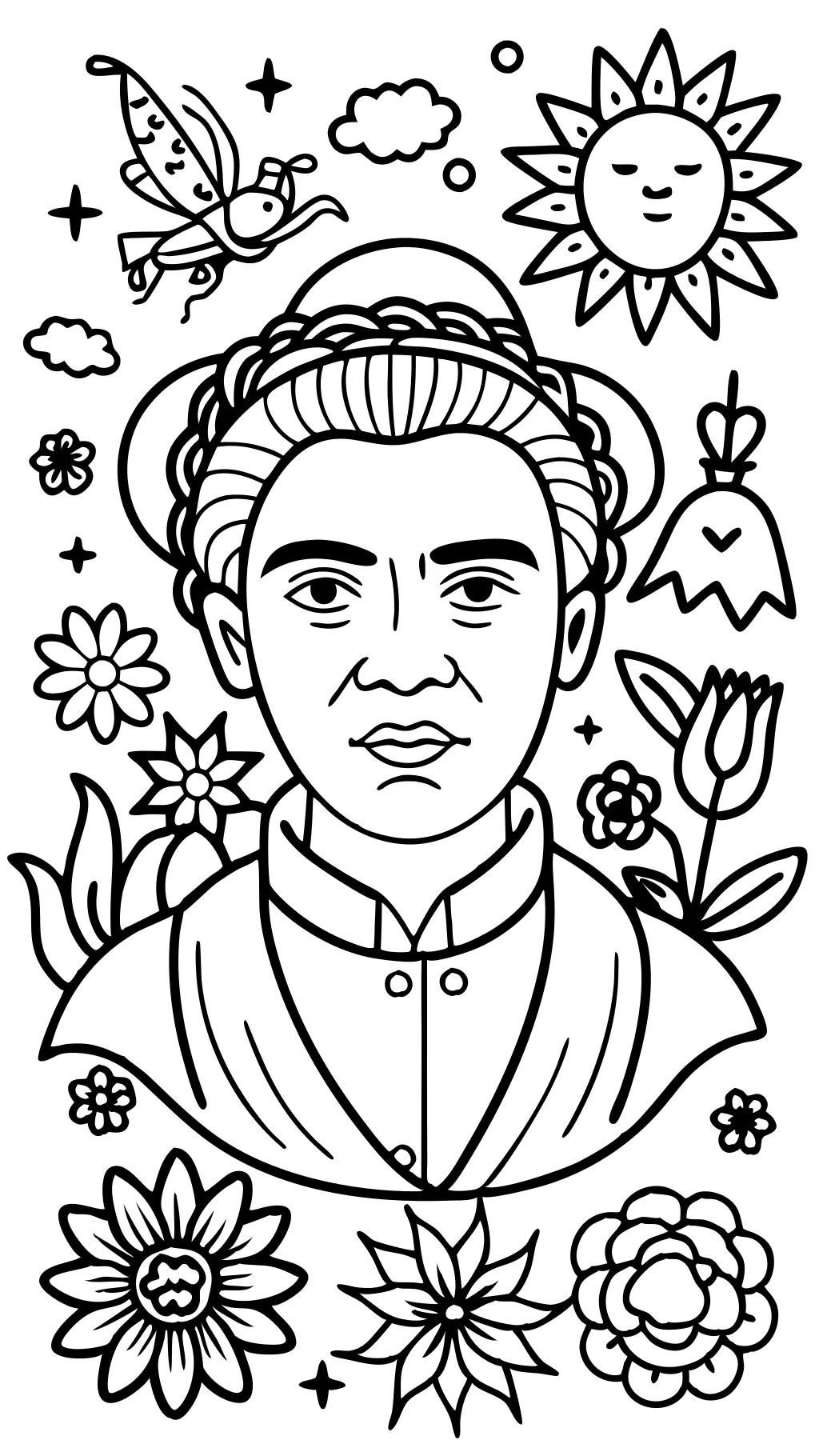 coloring pages of artists